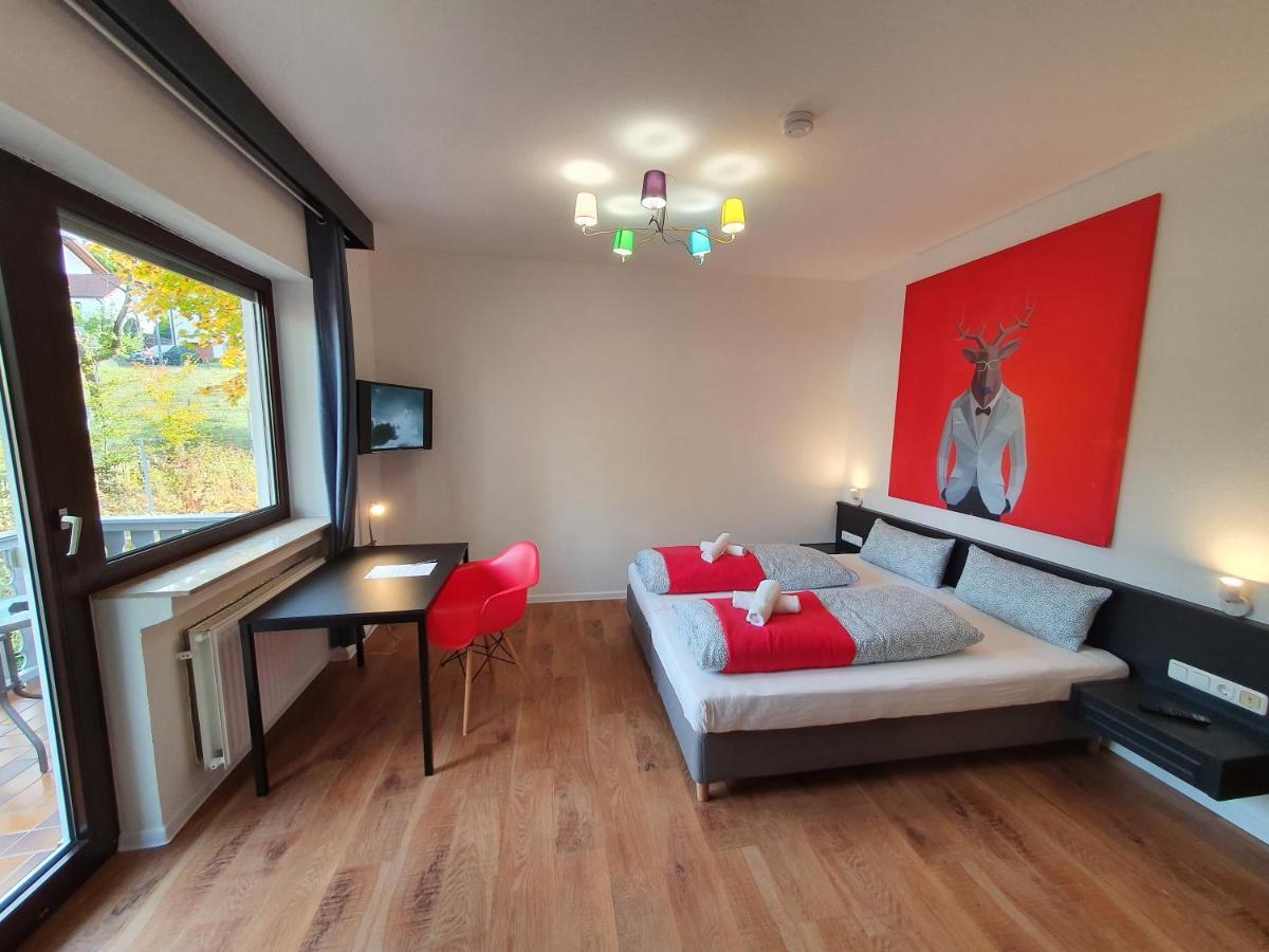 Garni Hotel Biebertal Am Milseburgradweg Hofbieber Exteriér fotografie